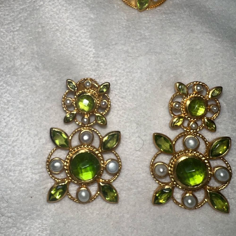 Julie Vos Jade Green Jewelry set - Picture 2 of 13